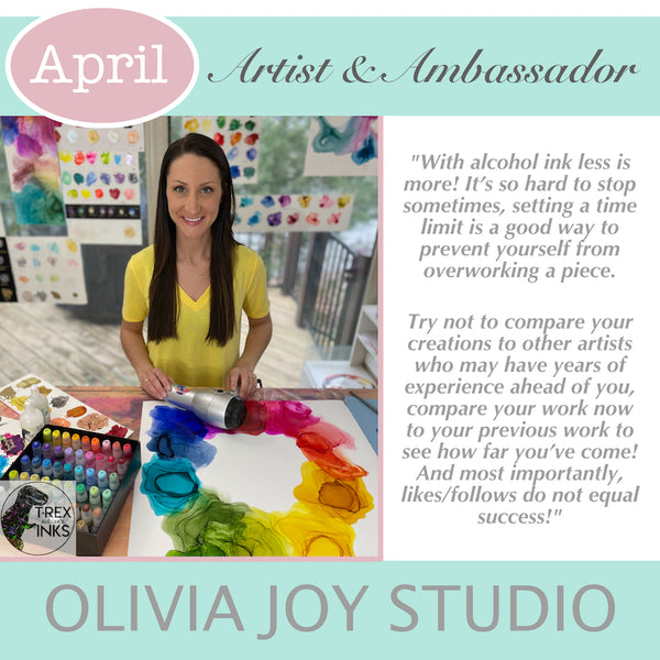 April Artist & Ambassador of the Month: OLIVIA JOY STUDIO