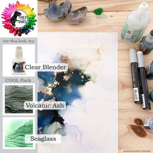 clear blending solution for alcohol ink