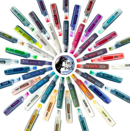 Single Bottle Alcohol Ink From Palette Series Sets, Affordable Individual Bottles, 45 Colors, Metallic, Pearl Inks