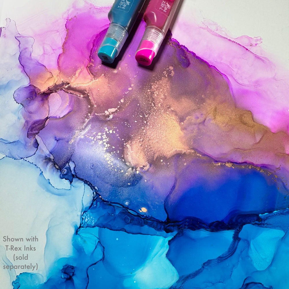 Deluxe White Alcohol Ink Paper Pack, 11x14 Synthetic Paper 20-Pack by T-Rex Inks