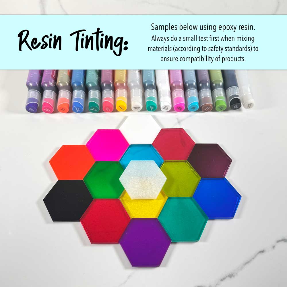 Starter Palette 16 Bottle Alcohol Ink Set by T-Rex Inks with vibrant colors for alcohol ink painting and resin art projects