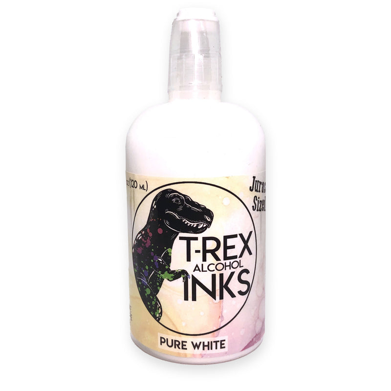 Premium White Alcohol Ink | 4oz Jurassic Size | T-Rex Inks